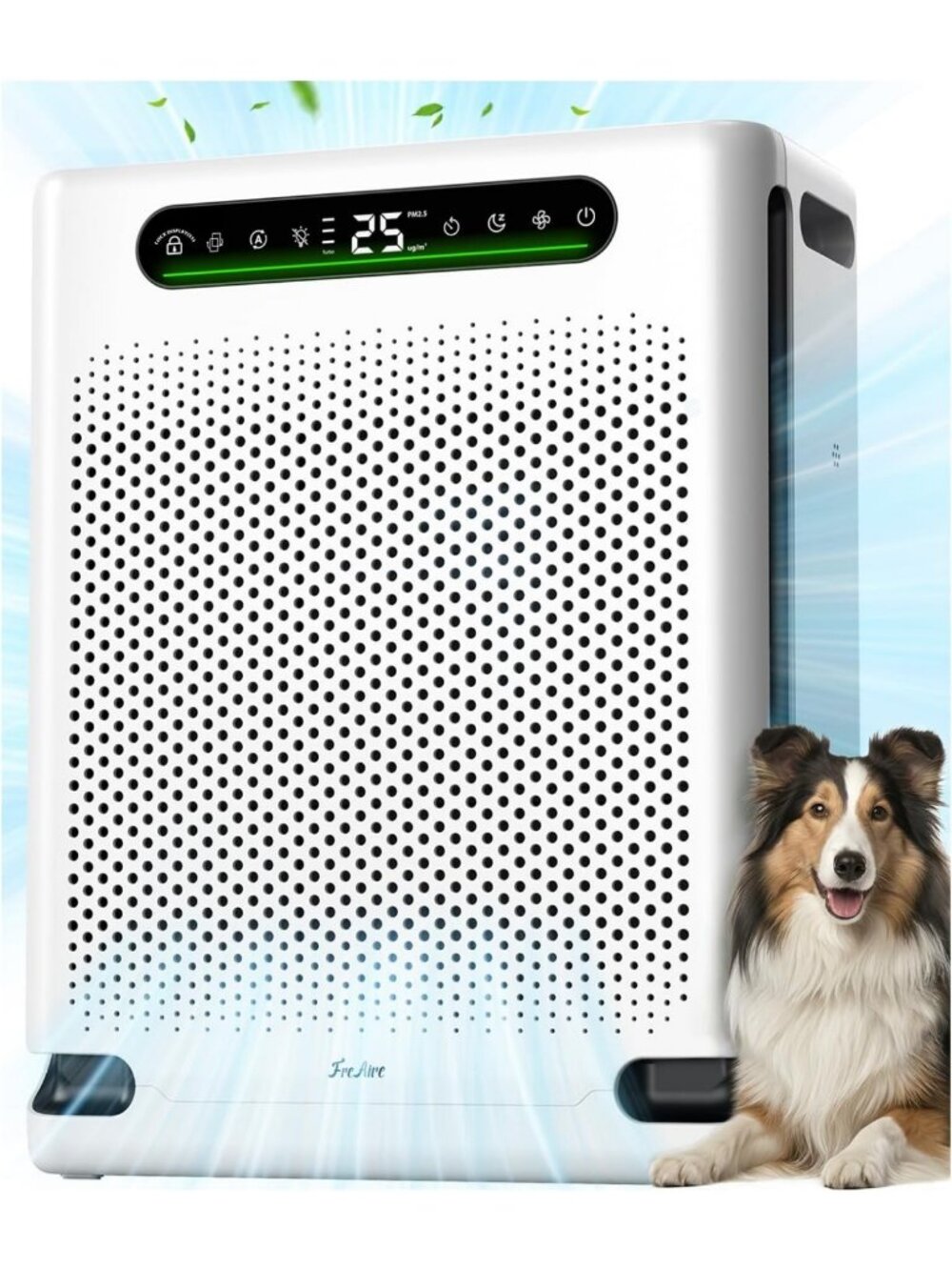 Powerful Air Purifier for Large Rooms up to 2600 Sq Ft - HEPA Filter, Quiet